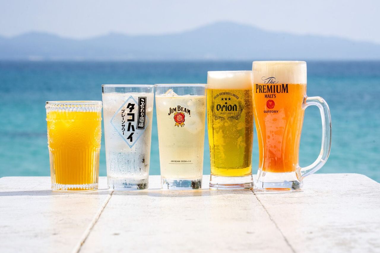 ドリンク各種（オリオンビール・サワー・ソフトドリンク）